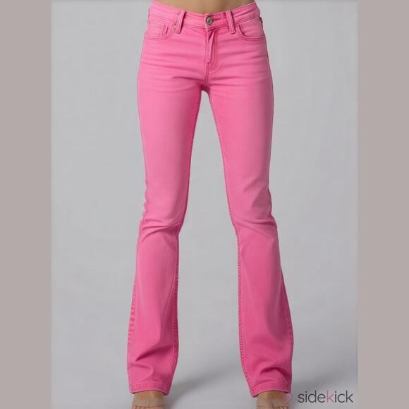 Aeropostale Denim - NWT Lola jegging size 8 barbie pink mid rise stretch jeans casual flirty chic